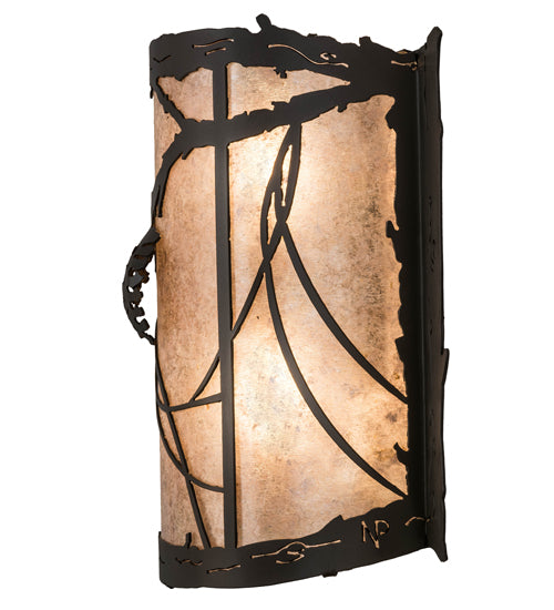 15"W Whispering Pines Wall Sconce