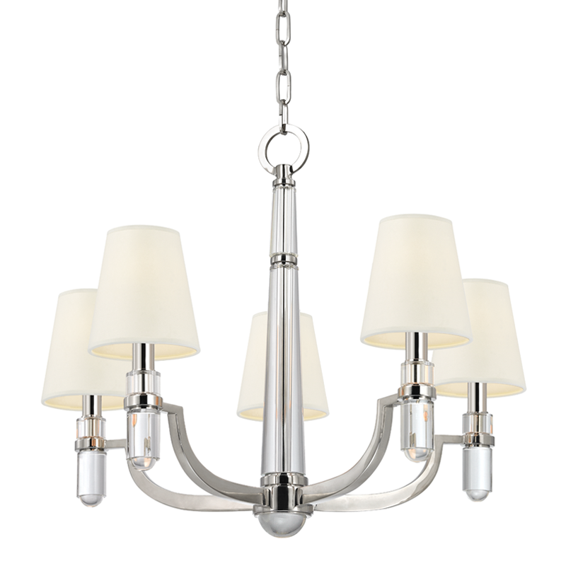 Dayton Chandelier 20" - Polished Nickel