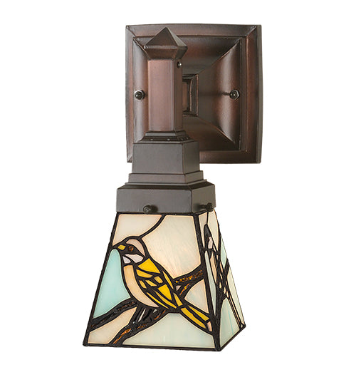 5"W Backyard Friends Wall Sconce