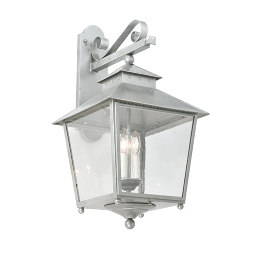 22"W Boston Solid Mount Wall Sconce