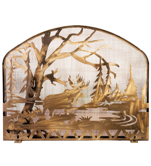 39.5"W X 31.5"H Moose Creek Fireplace Screen