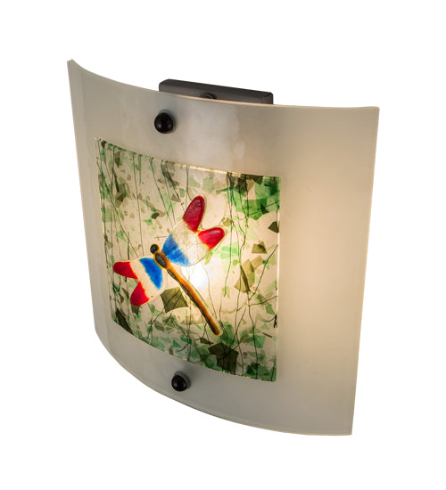 11"W Metro Fusion Il Drago Wall Sconce