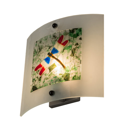 11"W Metro Fusion Il Drago Wall Sconce