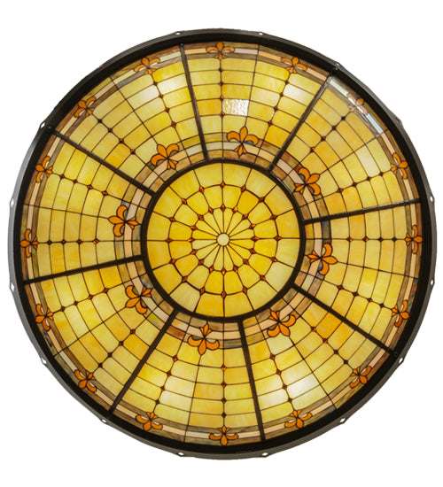 54"W Fleur-De-Lite Inverted Pendant