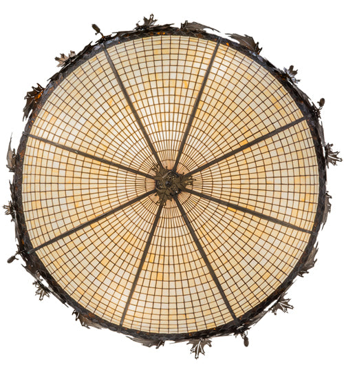 54"W Greenbriar Oak Inverted Pendant