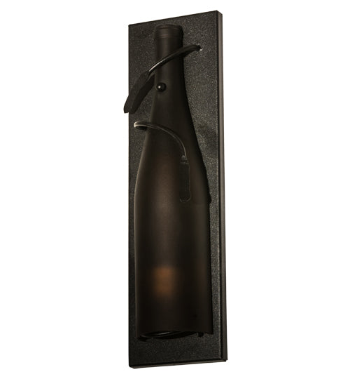 4"W Tuscan Vineyard Wine Bottle Wall Sconce