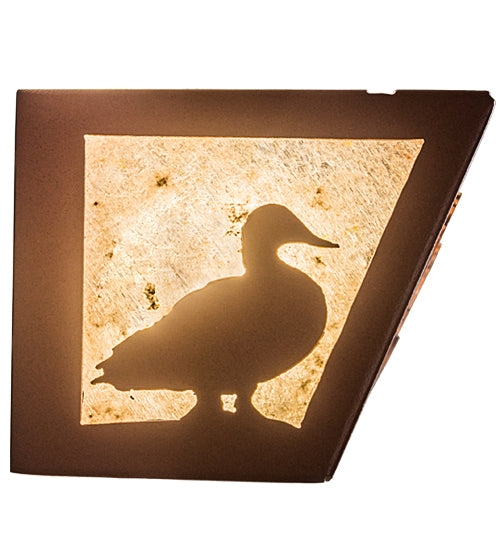 24" Wide Ducks In Flight Vanity Light