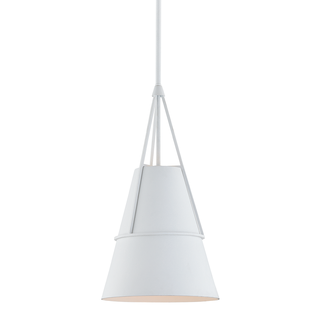 Lange Pendant 20" - White Plaster