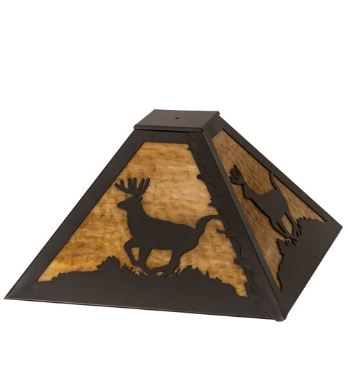 24" Square Lone Deer Shade