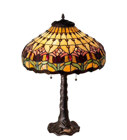 26" High Colonial Tulip Table Lamp