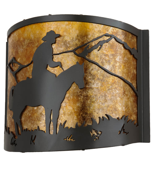 12"W Cowboy Wall Sconce