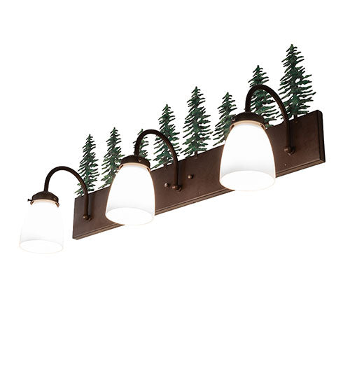 28" Wide Tall Pines 3 Light Vanity Light