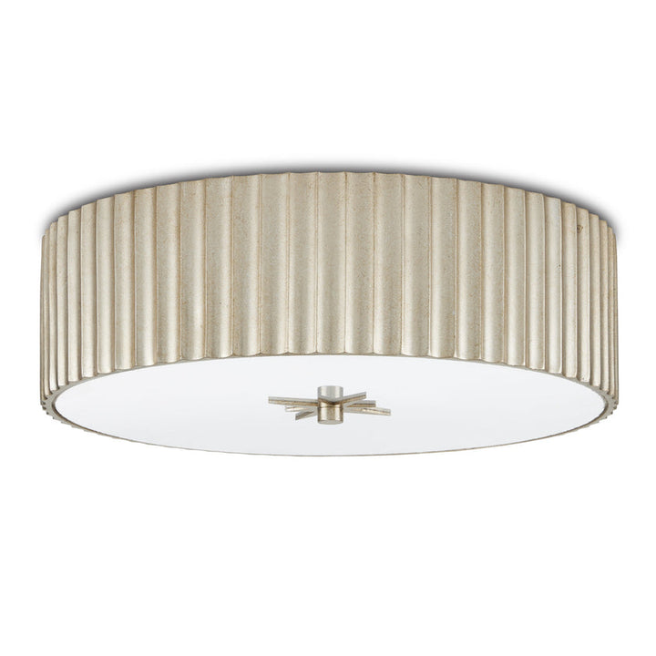 Caravel Silver Flush Mount