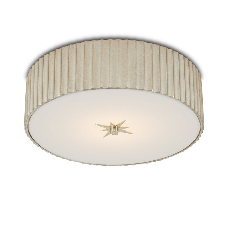 Caravel Silver Flush Mount