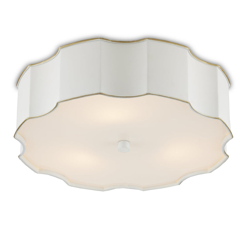 Wexford White Flush Mount