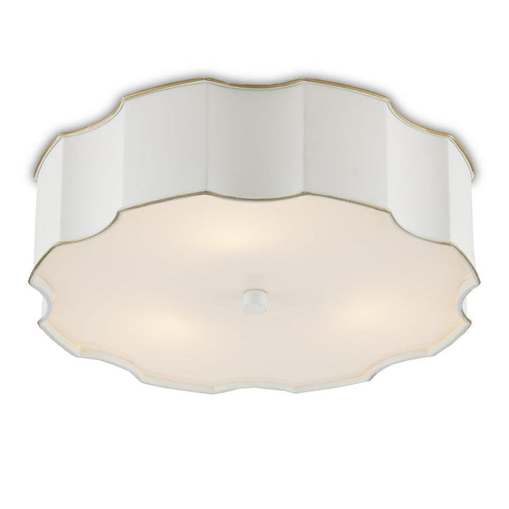 Wexford White Flush Mount