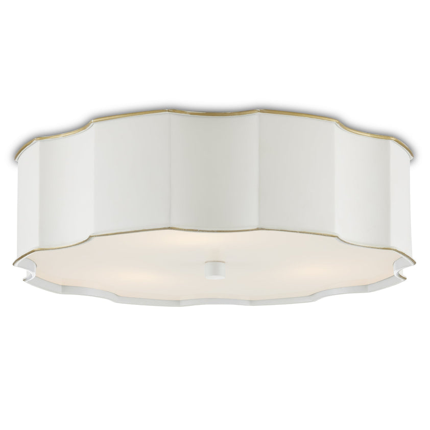 Wexford White Flush Mount