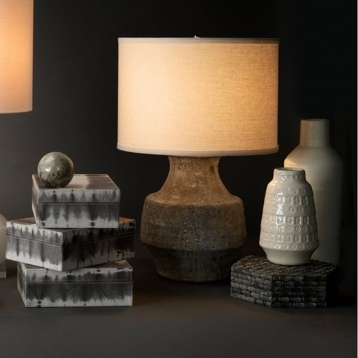 Masonry Table Lamp-Grey