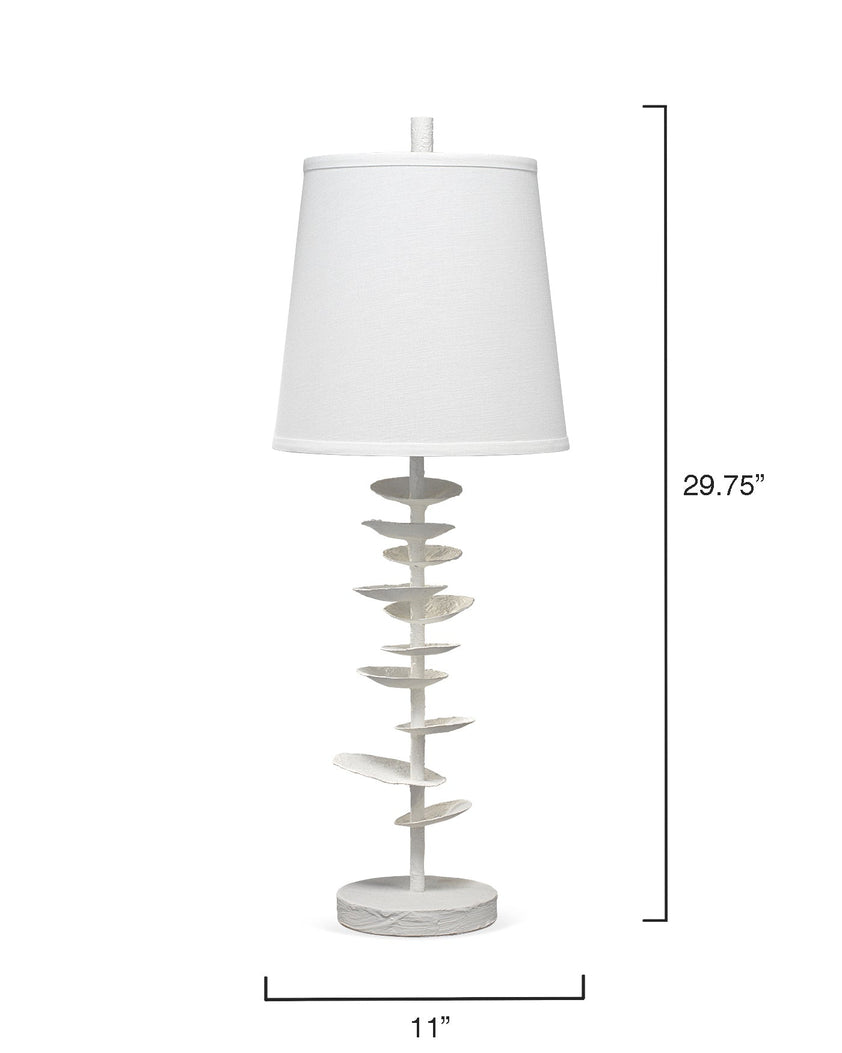 Petals Table Lamp-White