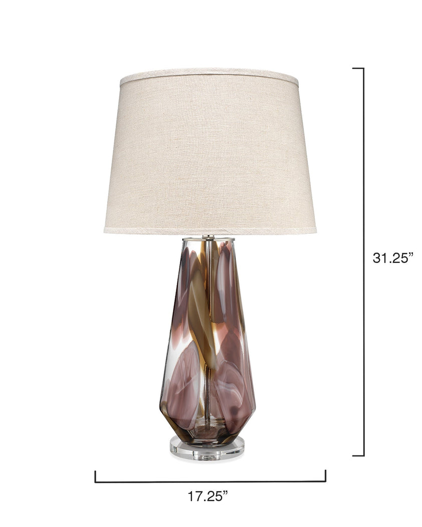 Watercolor Table Lamp-Purple