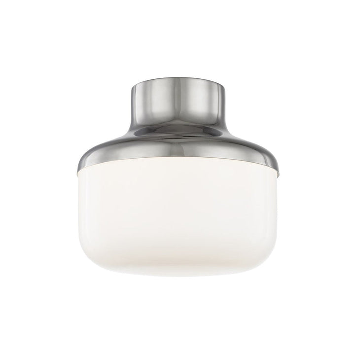 Livvy Flush Mount 8" - Polished Nickel