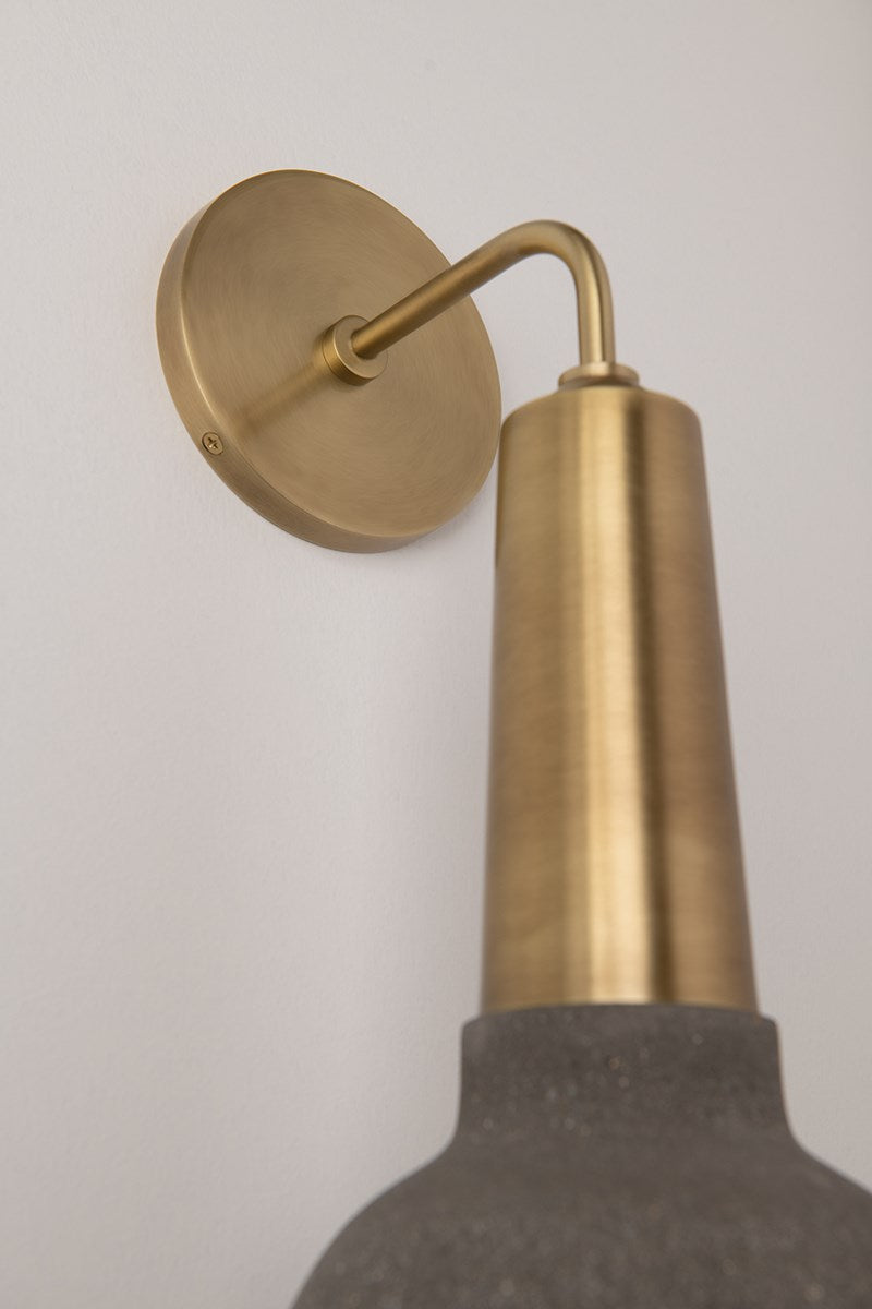 Macy Wall Sconce - Aged Brass