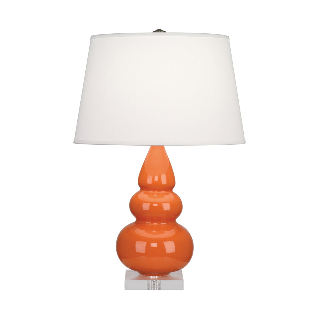 Pumpkin Small Triple Gourd Accent Lamp-Style Number A282X