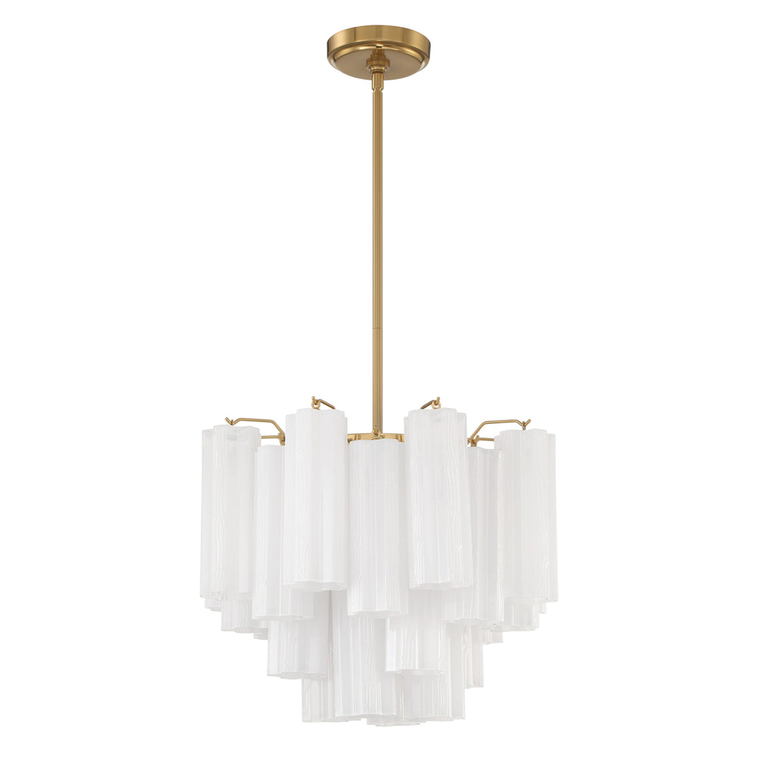 Addis 4 Light Aged Brass Chandelier