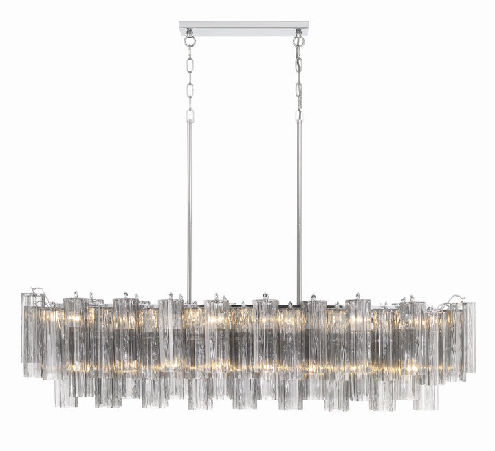 Addis 14 Light Aged Brass Chandelier