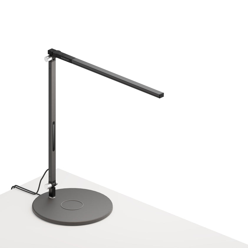 Z-Bar Solo Mini Desk Lamp with Wireless Charging Qi Base