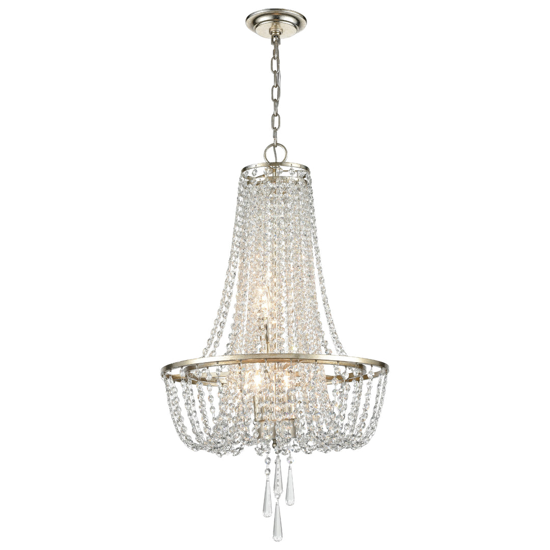 Arcadia 4 Light Antique Gold Chandelier