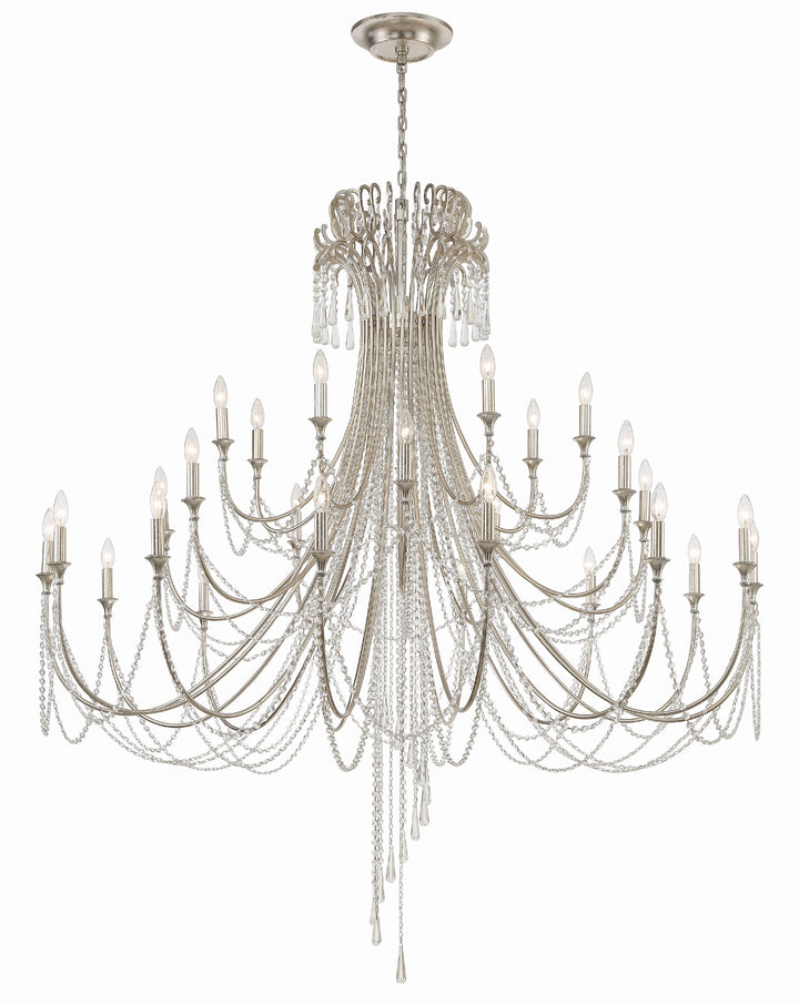 Arcadia 28 Light Antique Gold Chandelier