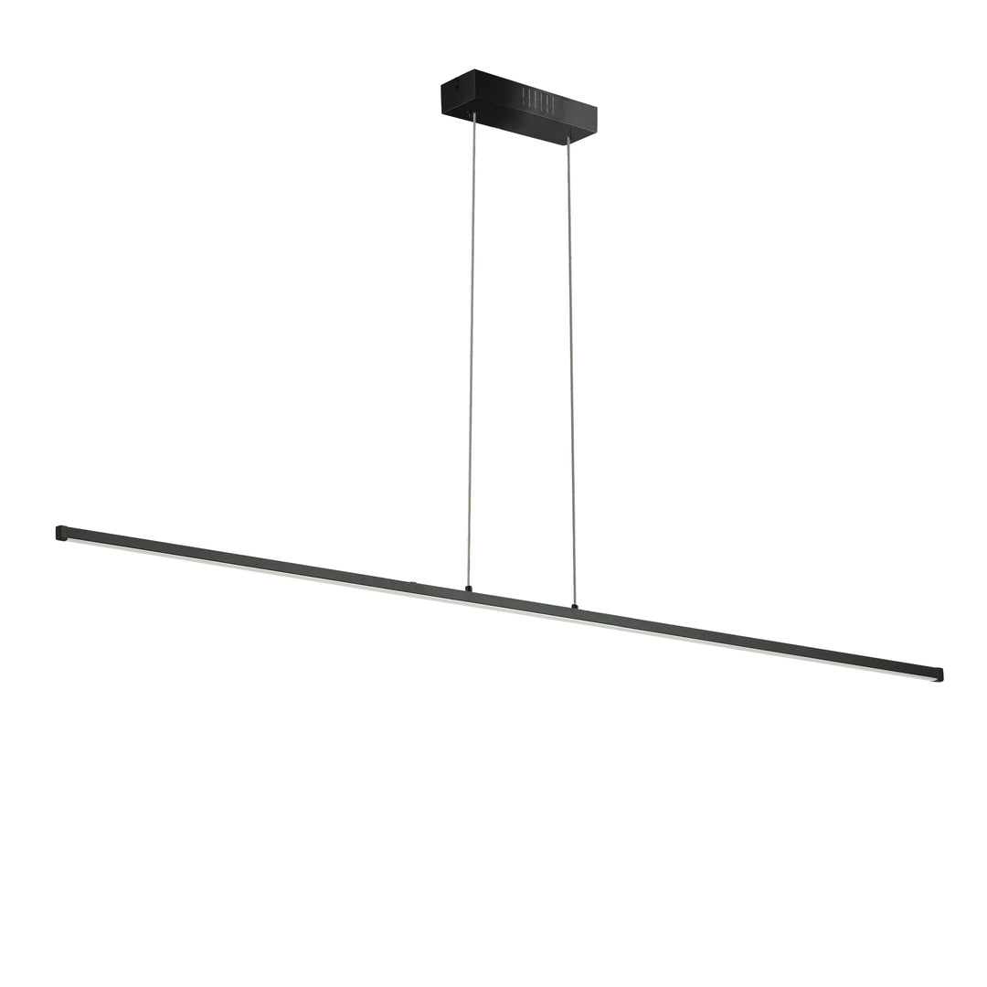 Dainolite 30W Horizontal Pendant, Aged Brass with White Acrylic Diffuser