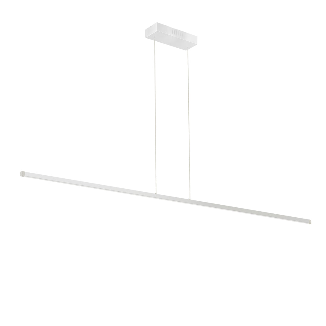 Dainolite 30W Horizontal Pendant, Aged Brass with White Acrylic Diffuser