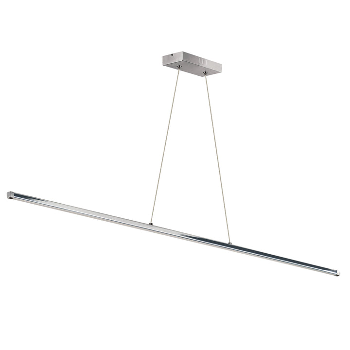 Dainolite 30W LED Horizontal Pendant, Aged Brass with White Acrylic Diffuser