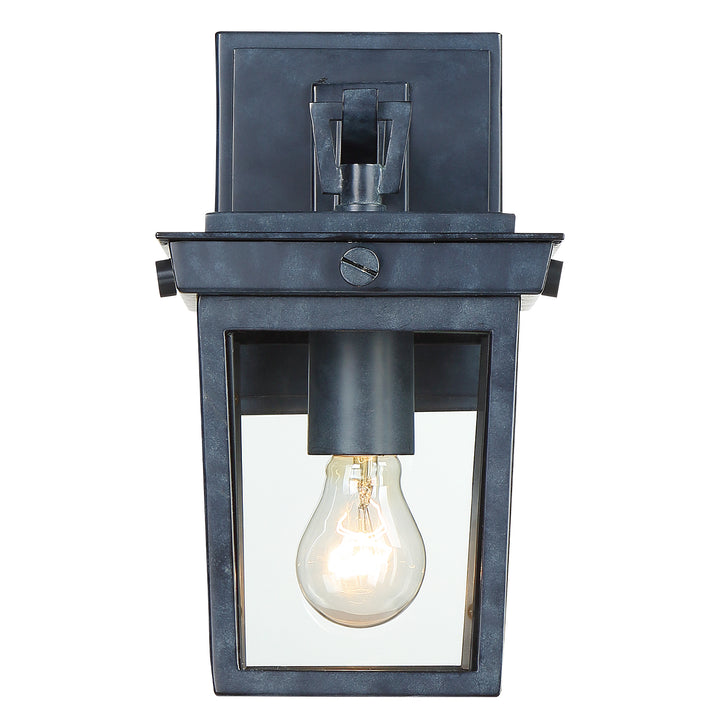 Crystorama Belmont 1 Light Graphite Outdoor Sconce