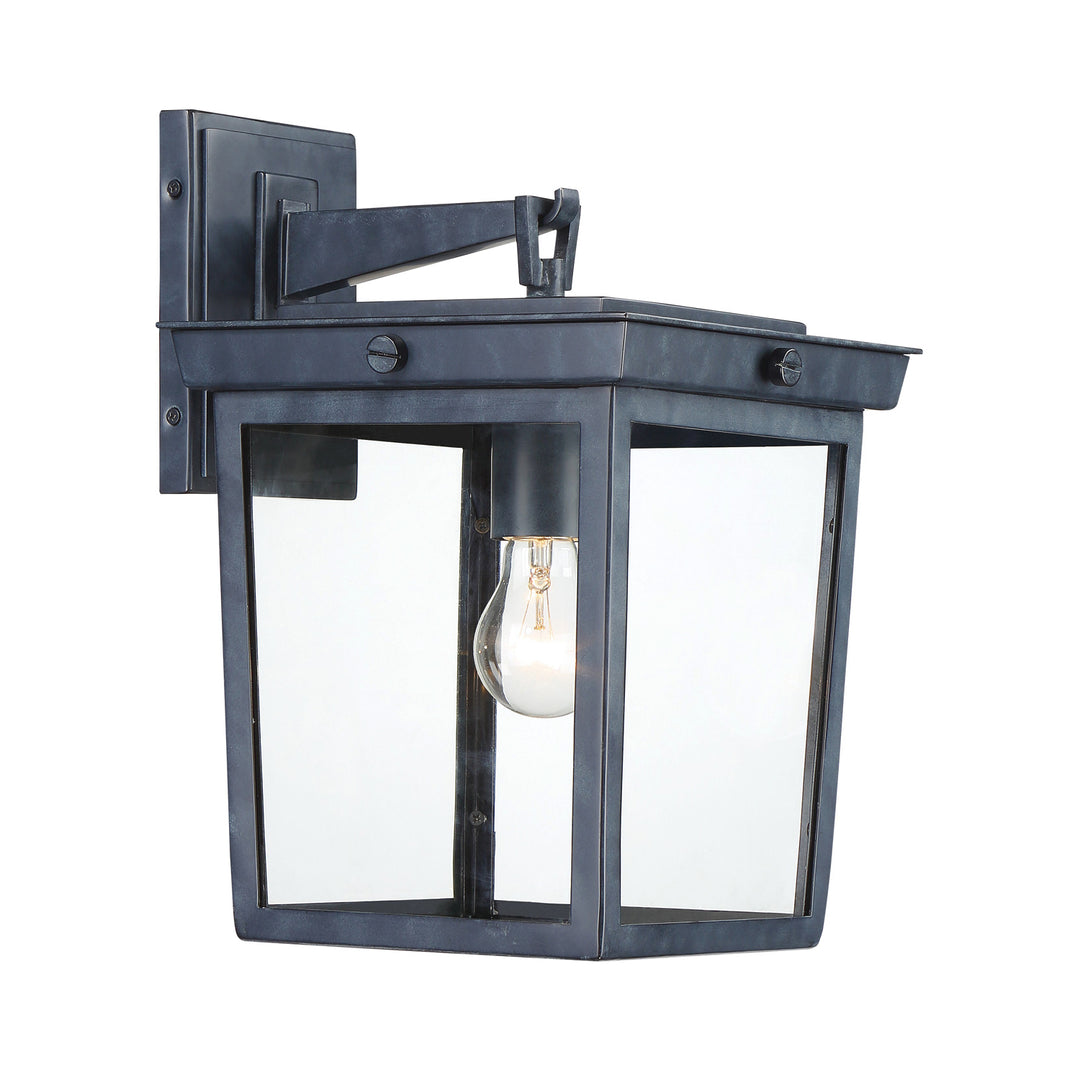 Crystorama Belmont 1 Light Graphite Outdoor Sconce