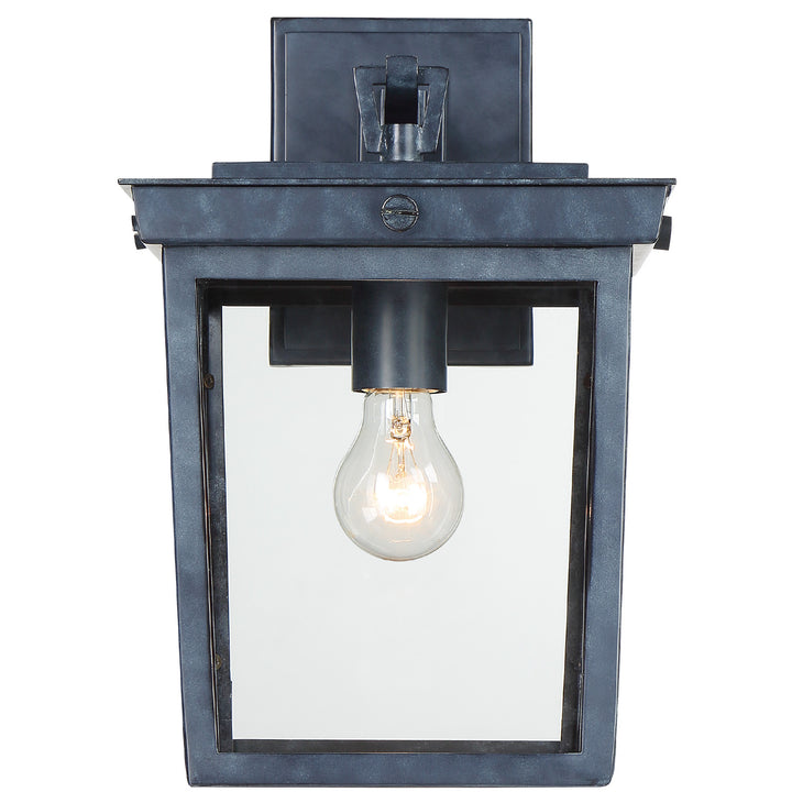 Crystorama Belmont 1 Light Graphite Outdoor Sconce