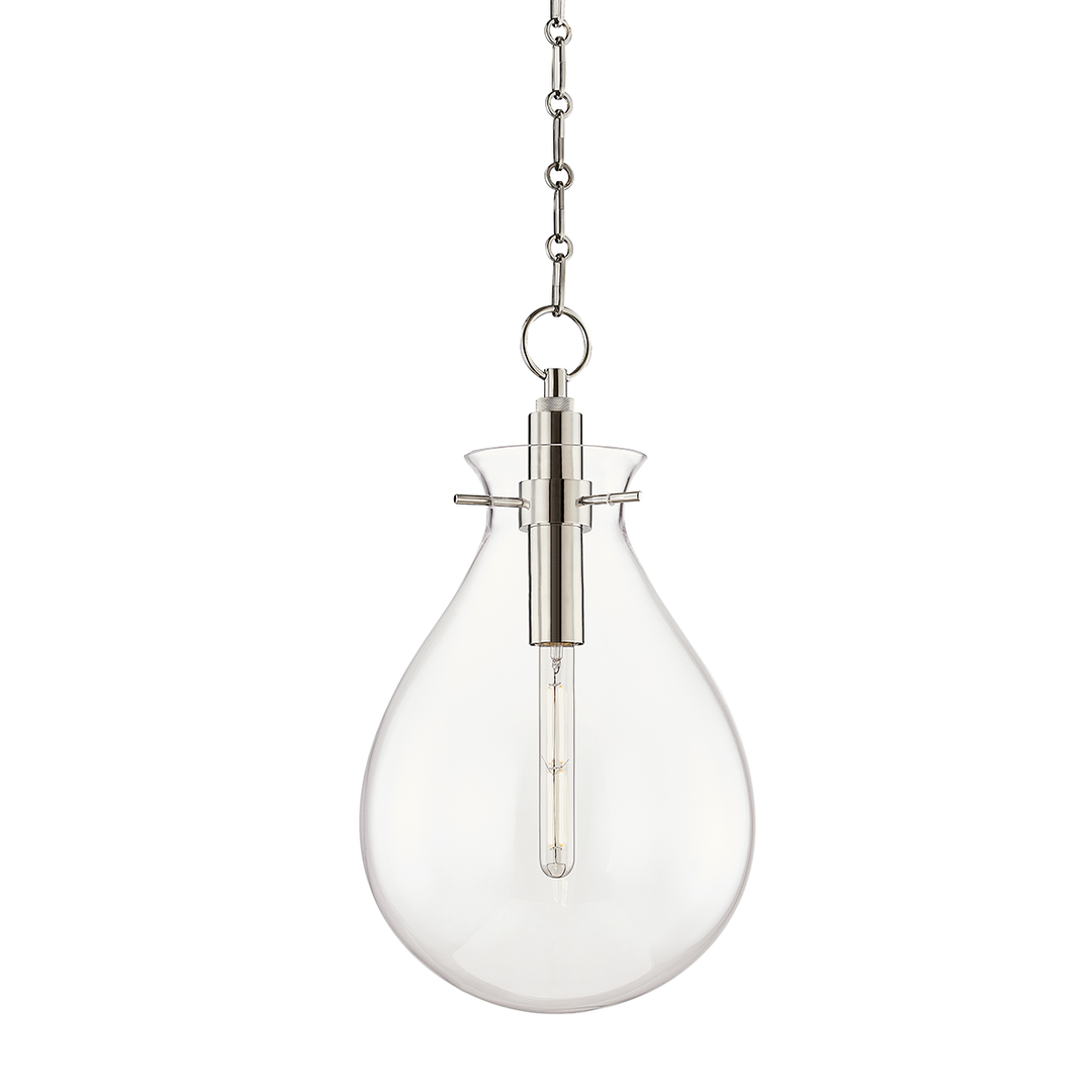 Ivy Pendant 22" - Polished Nickel