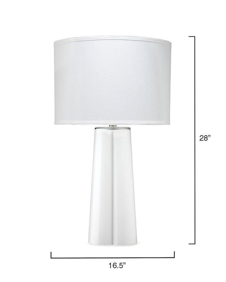 Clover Table Lamp-White