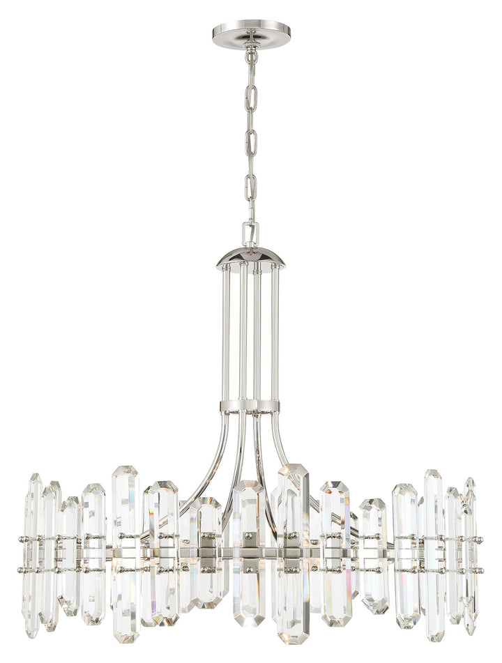 Crystorama Bolton 12 Light Aged Brass Chandelier