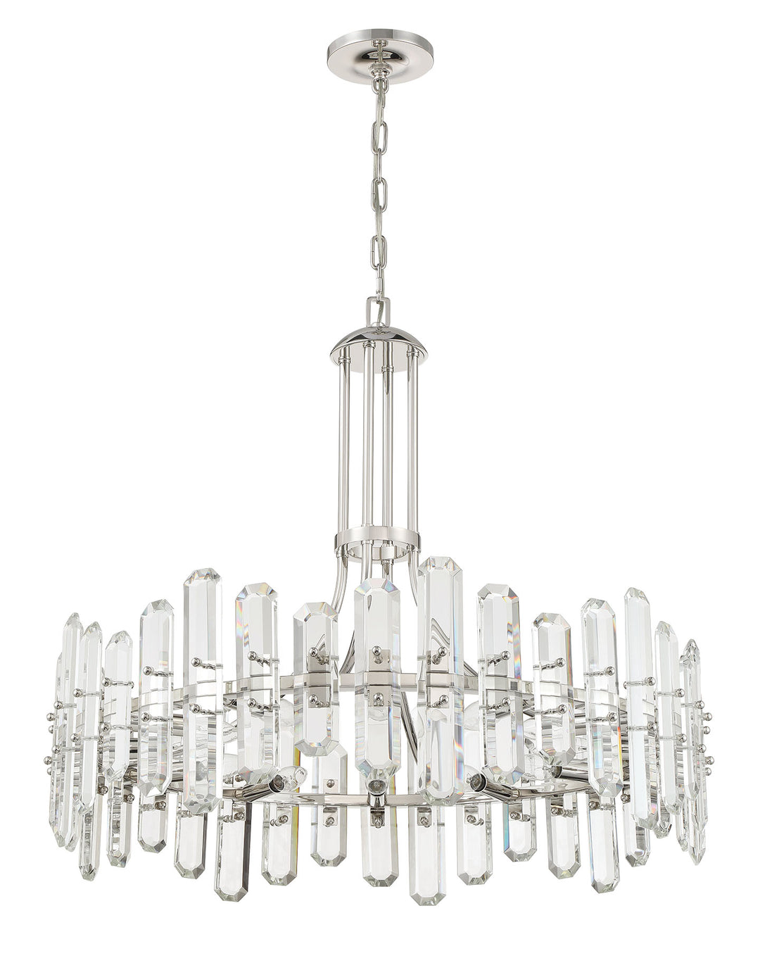 Crystorama Bolton 12 Light Aged Brass Chandelier