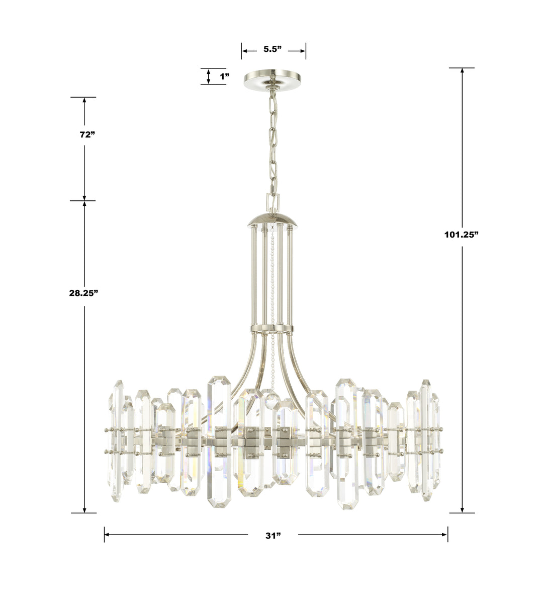 Crystorama Bolton 12 Light Aged Brass Chandelier