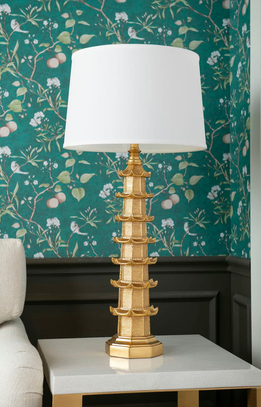 Brighton Lamp (Lamp Only) - Gold Leaf