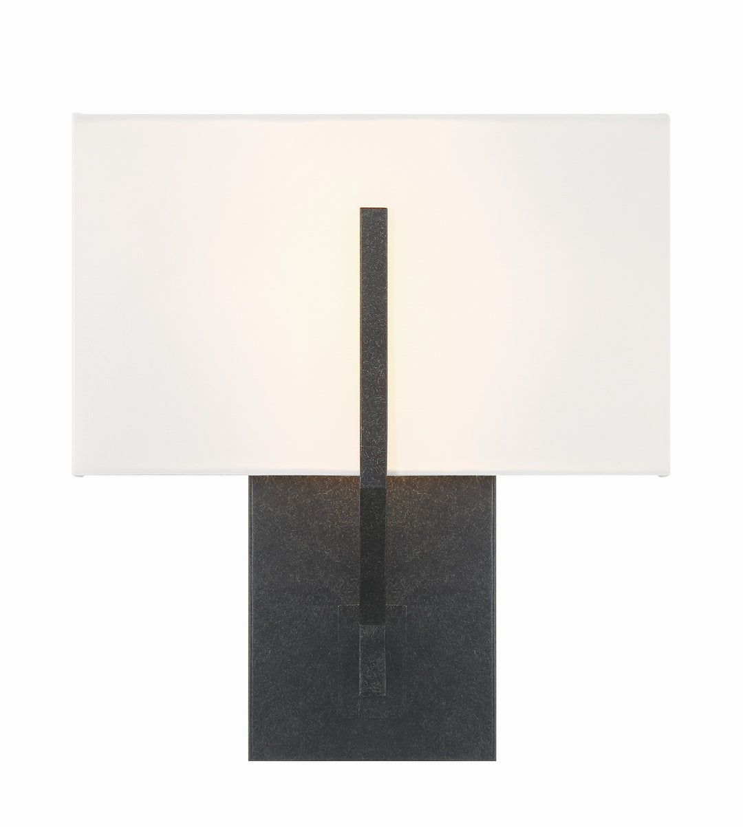 Crystorama Carlyn 2 Light Black Sconce