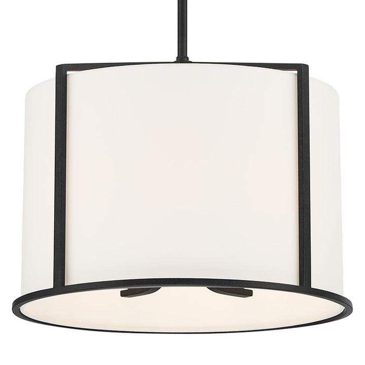 Crystorama Carlyn 4 Light Black Mini Chandelier