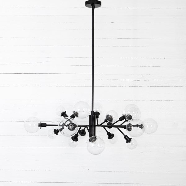 Pellman Chandelier-Flat Black