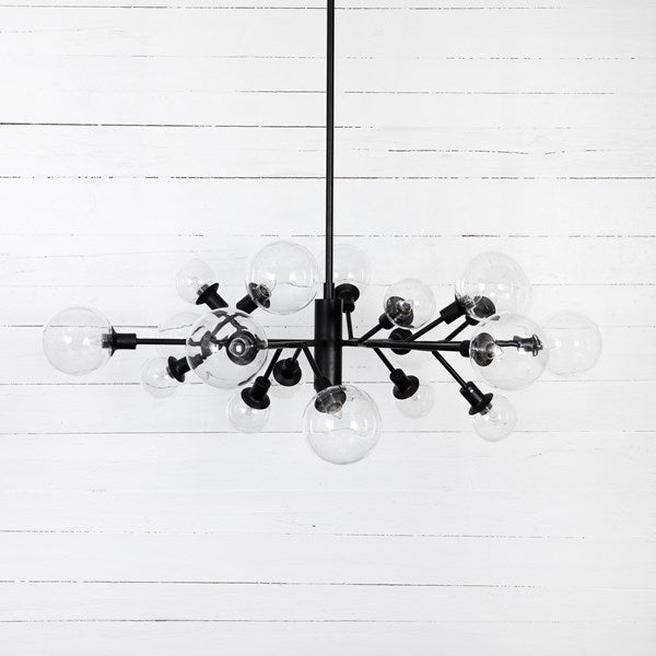 Pellman Chandelier-Flat Black