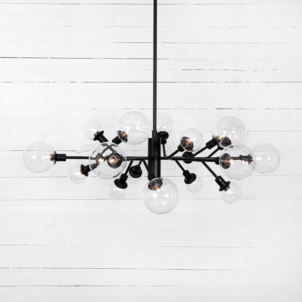 Pellman Chandelier-Flat Black