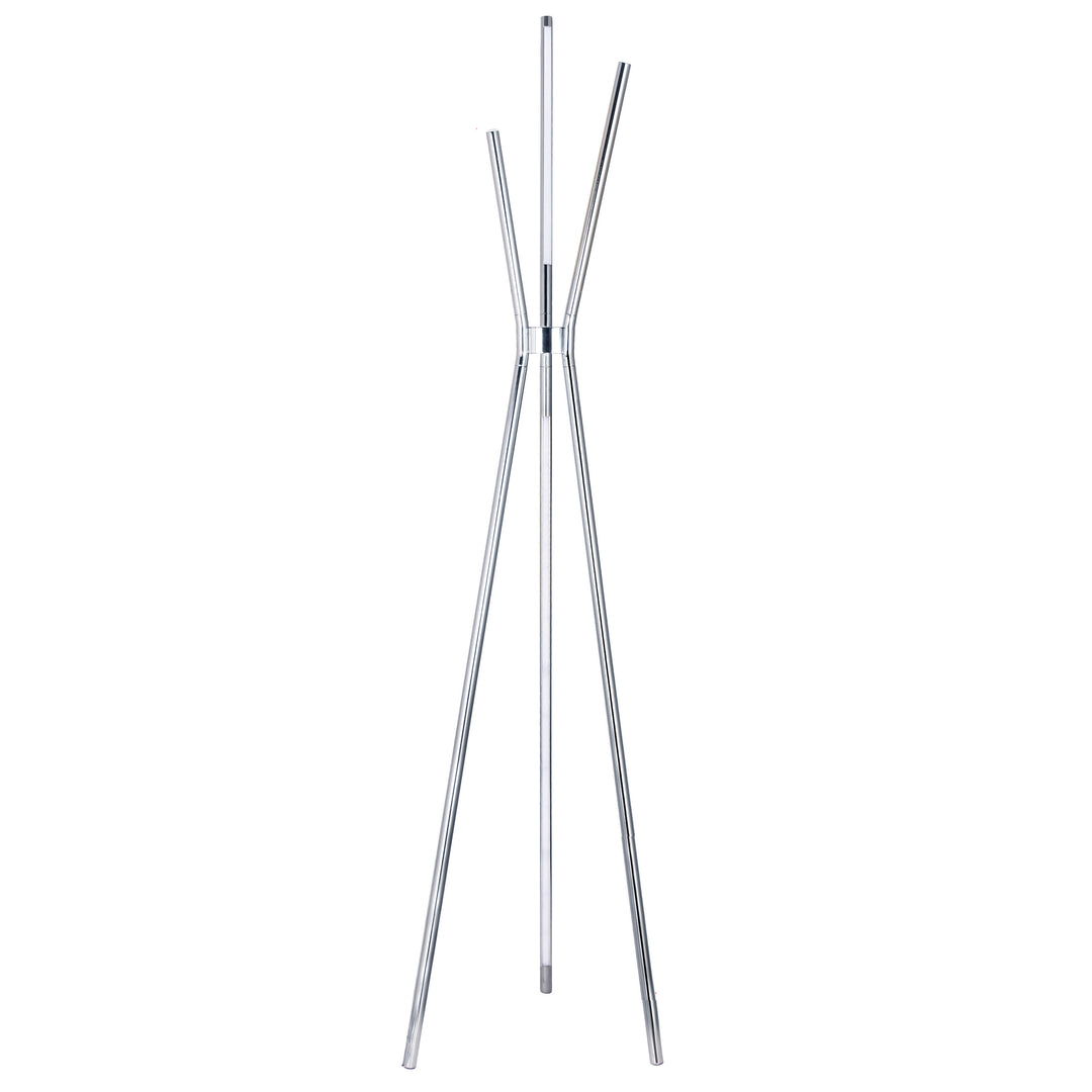 Dainolite 30W LED Floor Lamp, Polished Chrome Finish